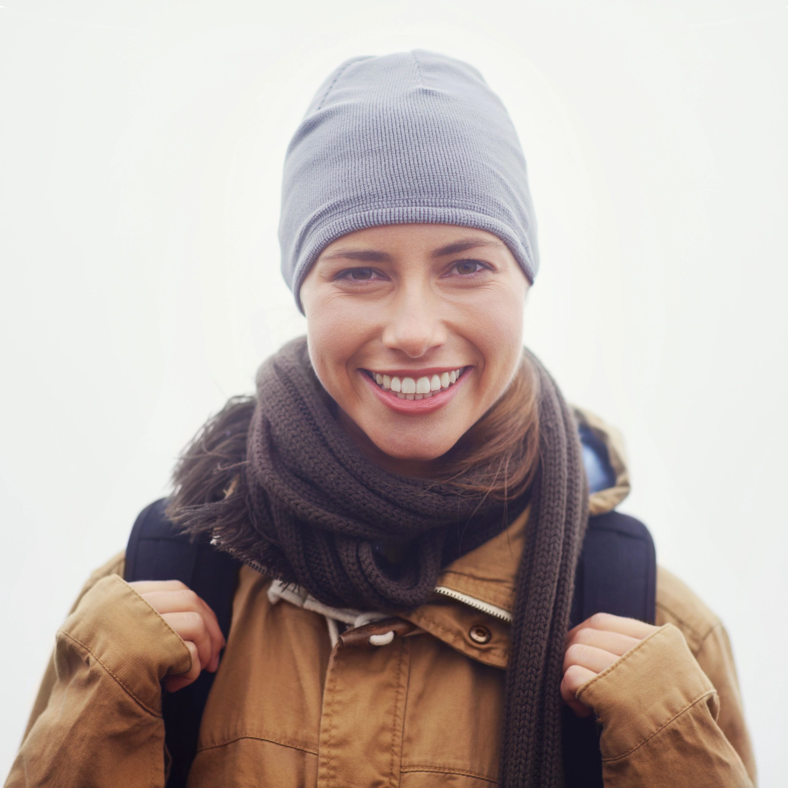 Portrait of a smiling hiker